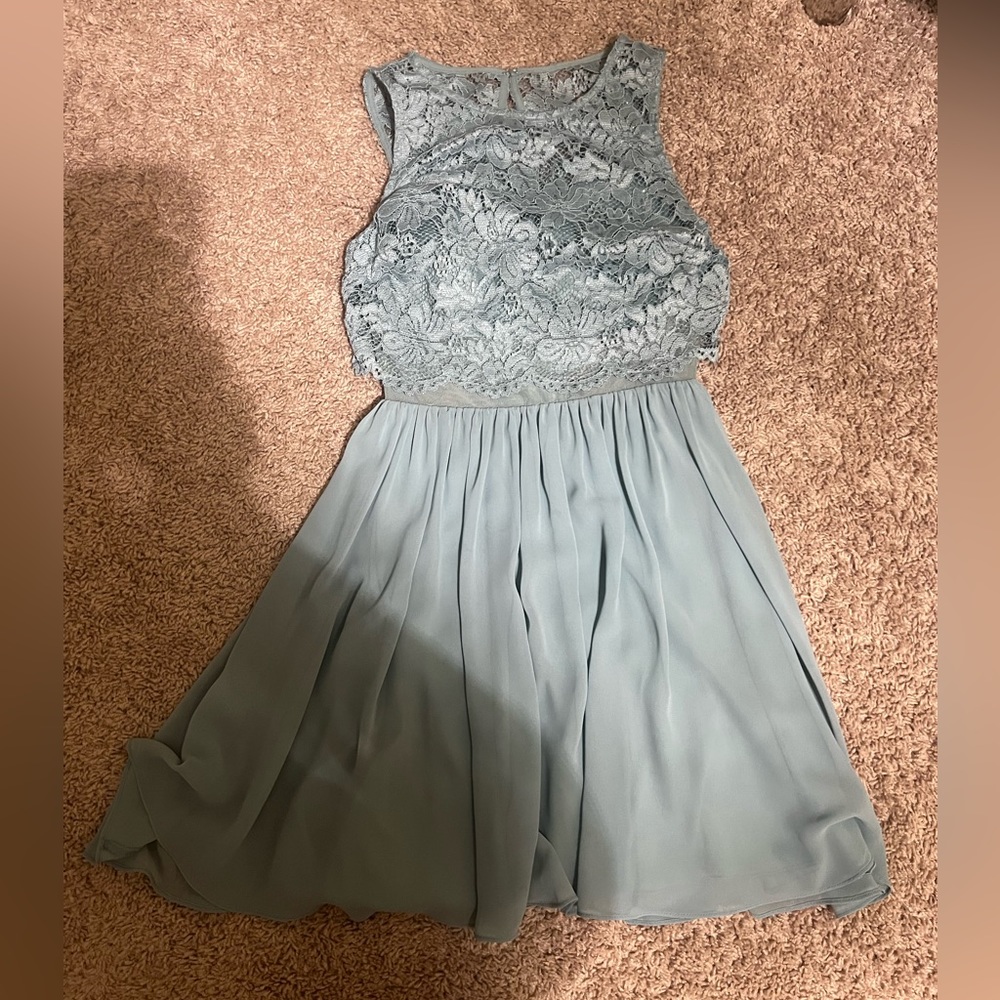 Light Blue grayish dress